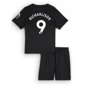 Tottenham Hotspur Richarlison #9 Borta Kläder Barn 2025-26 Kortärmad (+ Korta byxor)